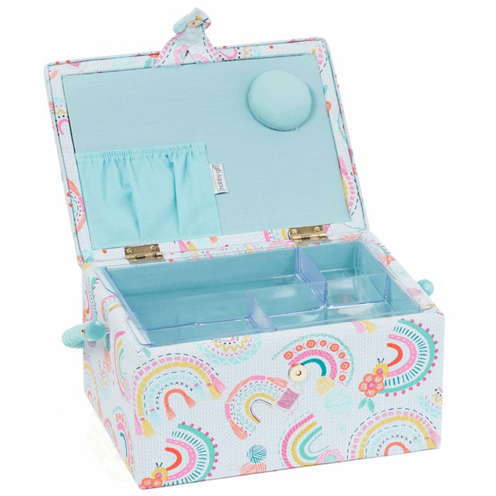 Sewing box - rainbow m m