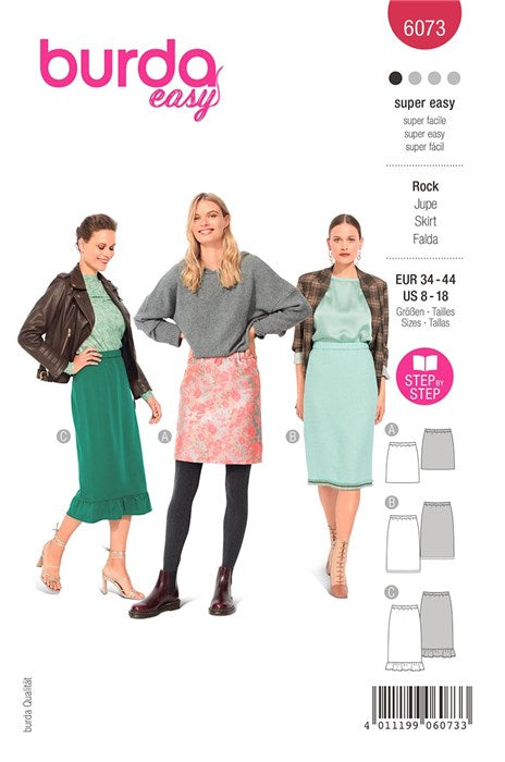 Skirt pattern - Burda 6073