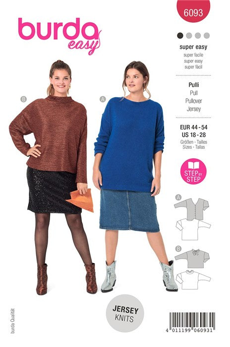 Pull pattern - Burda 6093