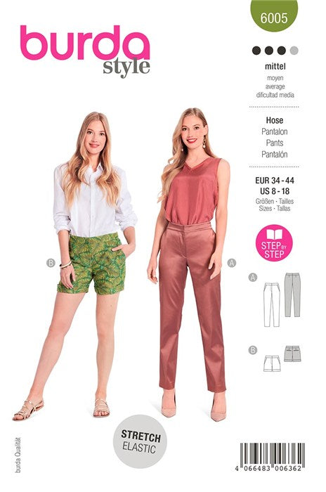 Pants pattern - Burda 6005