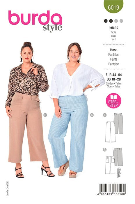 Patron de pantalon - Burda 6019