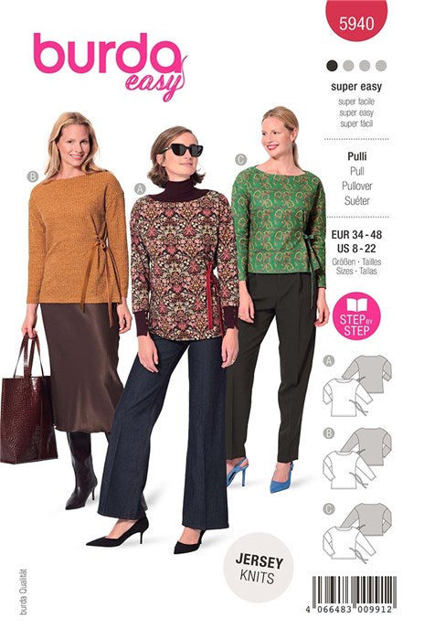 Pull pattern - Burda 5940