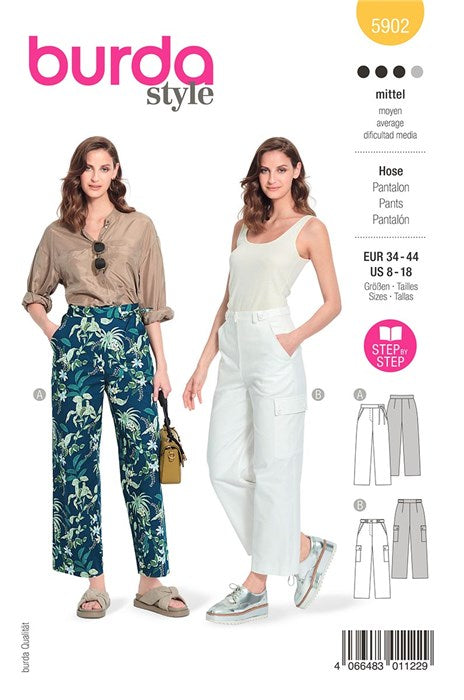 Pants pattern - Burda 5902