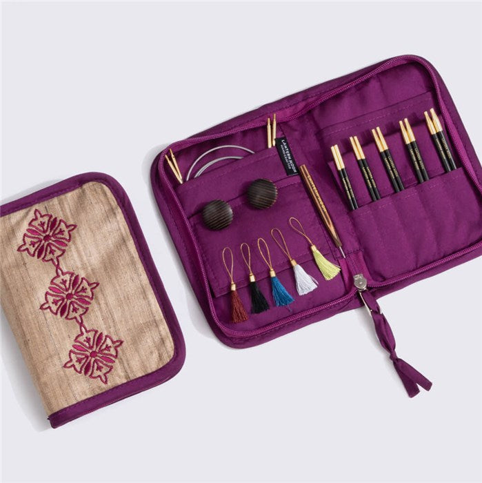 Trousse aiguilles circulaires en bois d´ébène Grace Lantern Moon