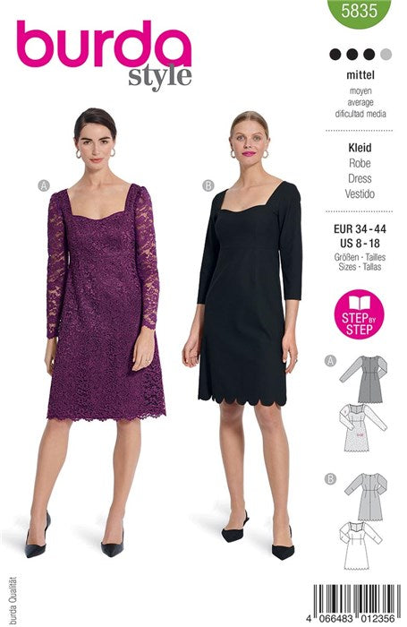 Dress pattern - Burda 5835