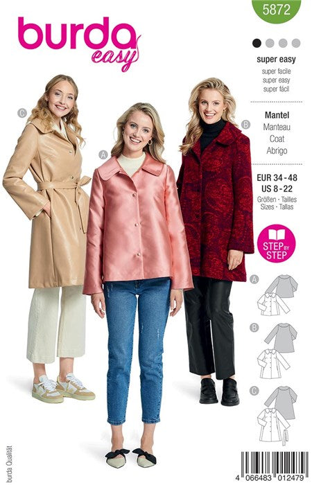 Coat boss - Burda 5872