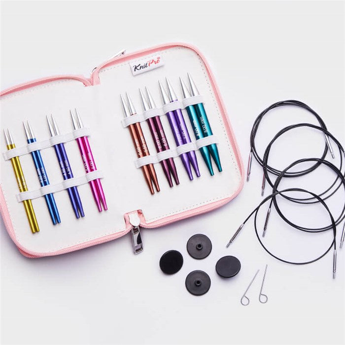 KnitPro Deluxe Zing short circular knitting needles kit