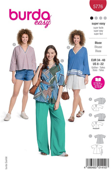 Bluse Boss - Burda 5776