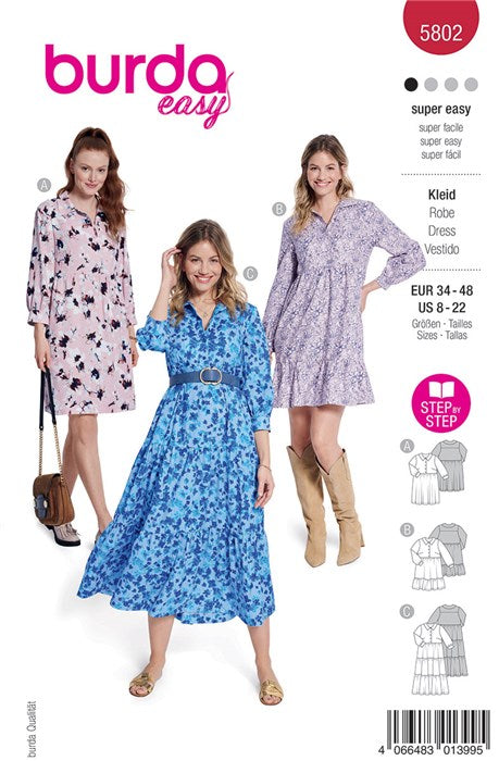 Dress pattern - Burda 5802