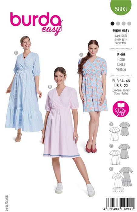 Dress pattern - Burda 5803