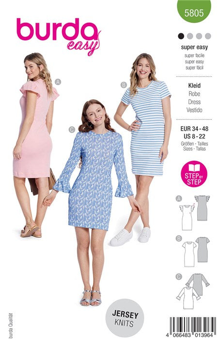 Dress pattern - Burda 5805