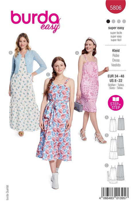 Dress pattern - Burda 5806