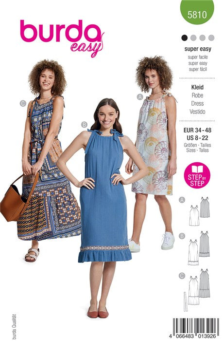 Dress pattern - Burda 5810