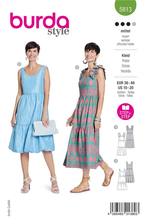 Dress pattern - Burda 5813