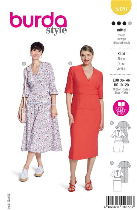 Dress pattern - Burda 5820