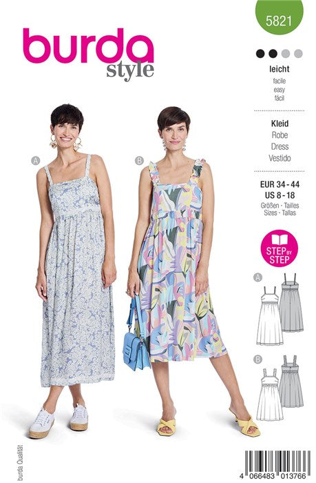 Dress pattern - Burda 5821