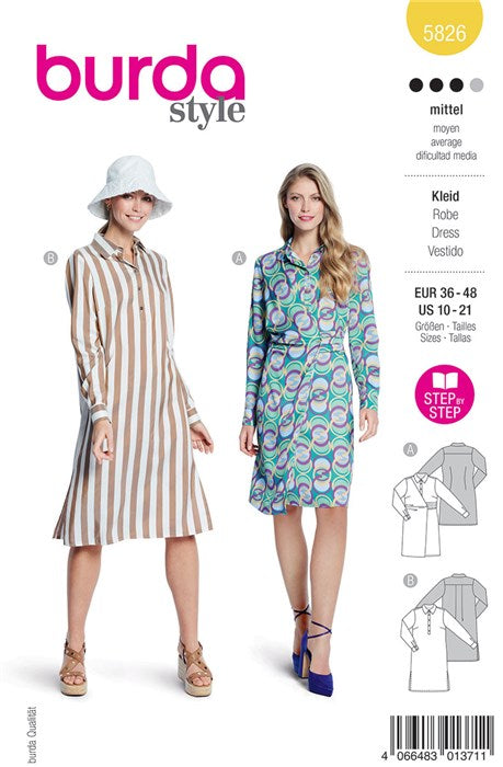 Dress pattern - Burda 5826