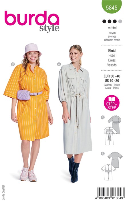 Dress pattern - Burda 5845