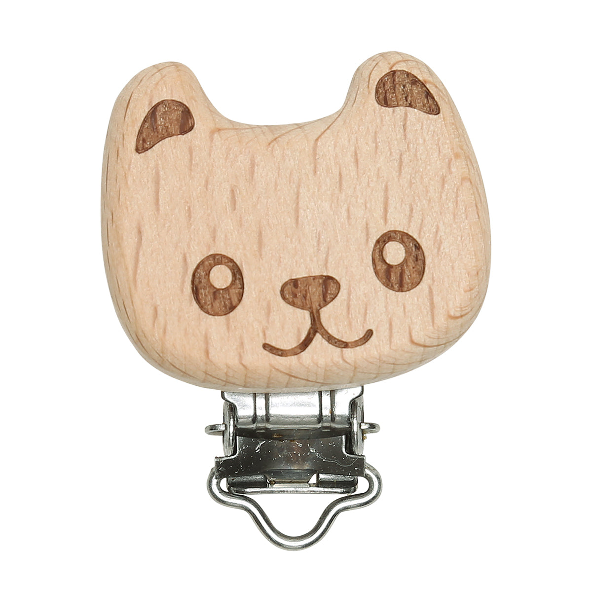 Wooden packe clip - bear