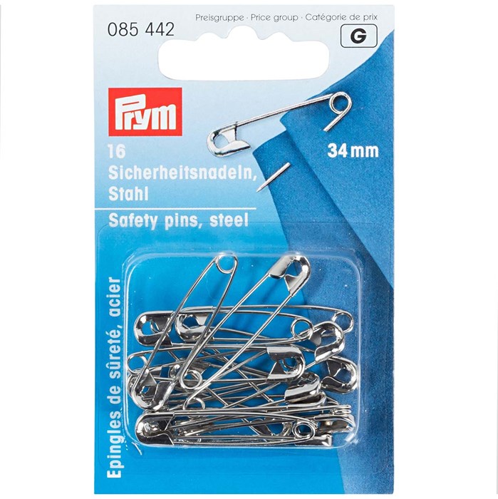 Map of 16 sight pins 34 mm Silver