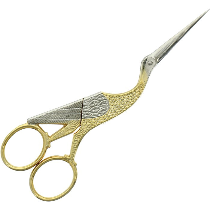 Alpen 16.5 cm stork embroidery scissors