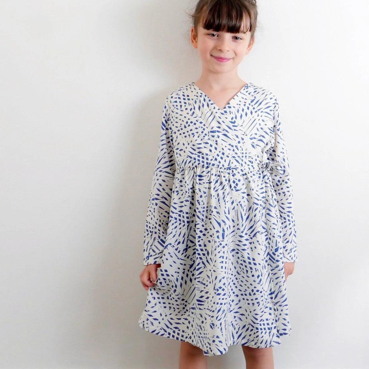 Violet dress pattern - Ikatee