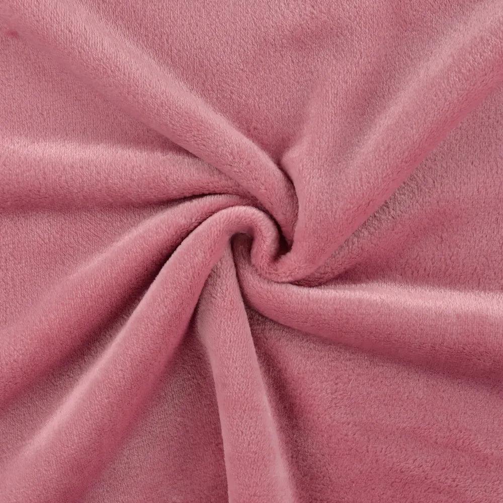 Cuddly comforter fabric - Old pink