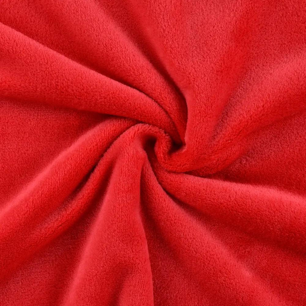 Cuddly comforter fabric - Red