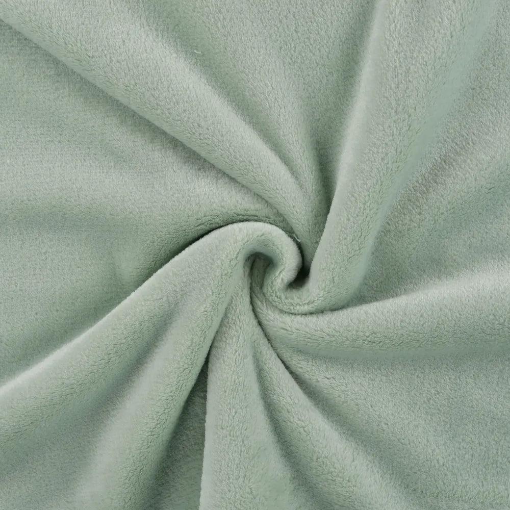 Tissu doudou câlin - Menthe clair