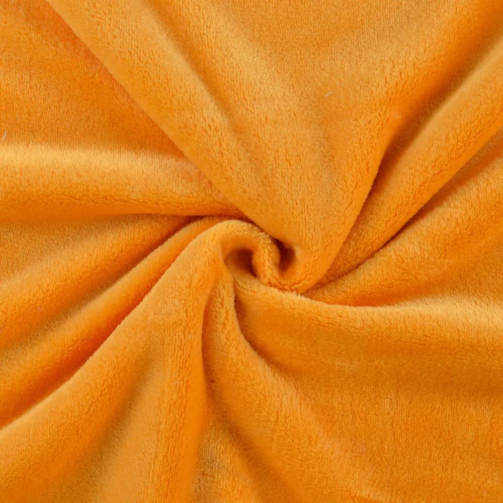 Cuddly comforter fabric - Ocher