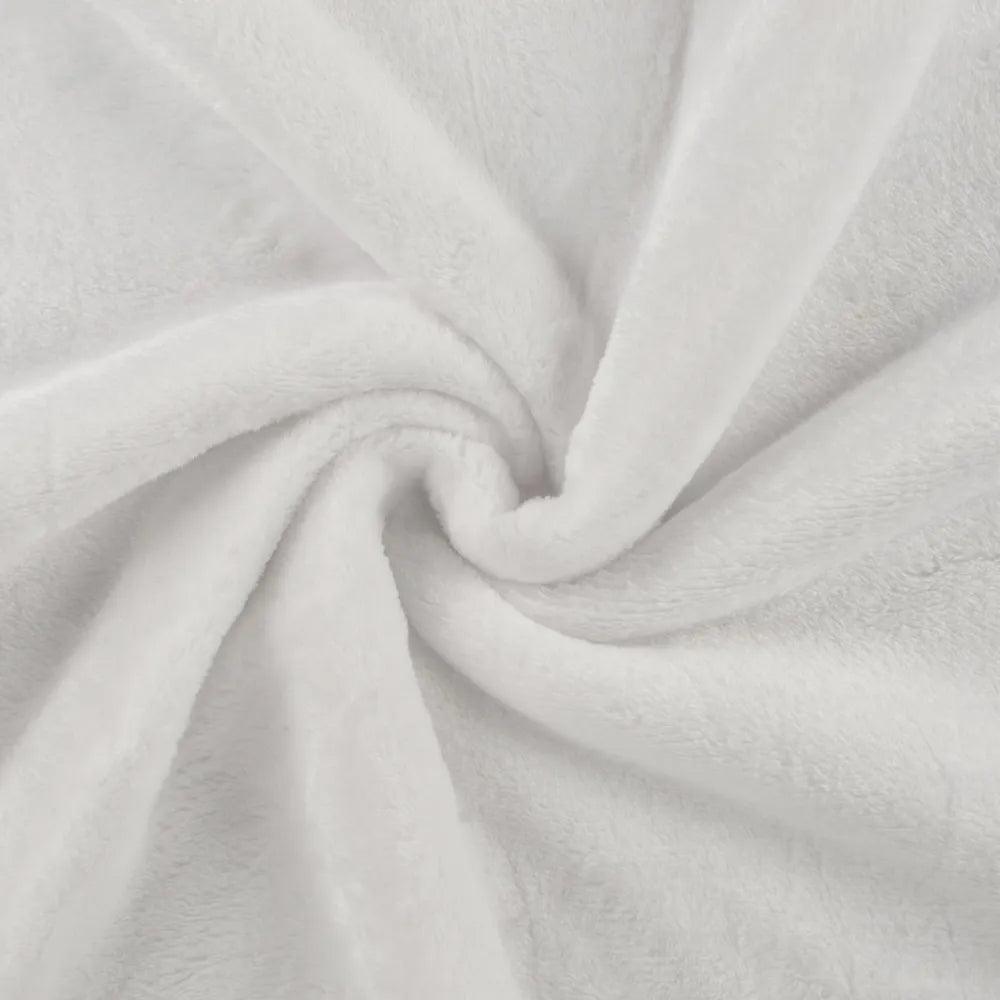 Cuddly comforter fabric - White