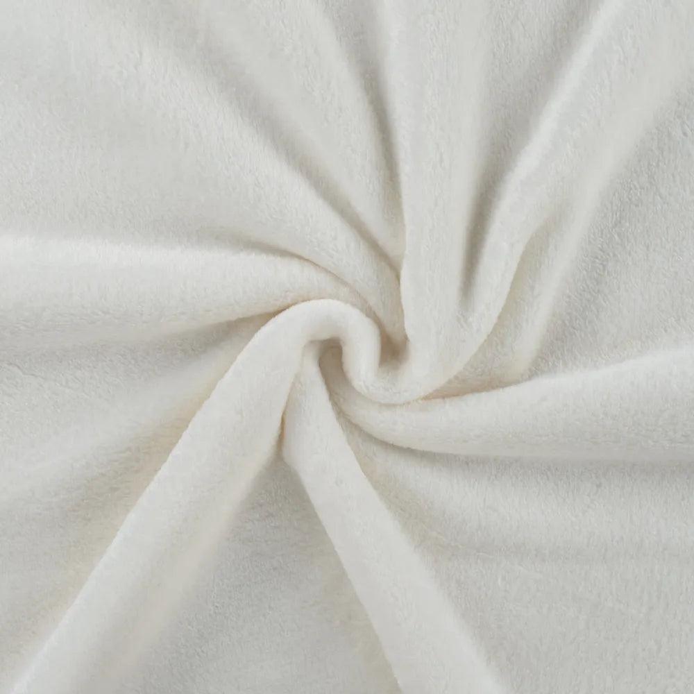 Cuddly comforter fabric - ecru