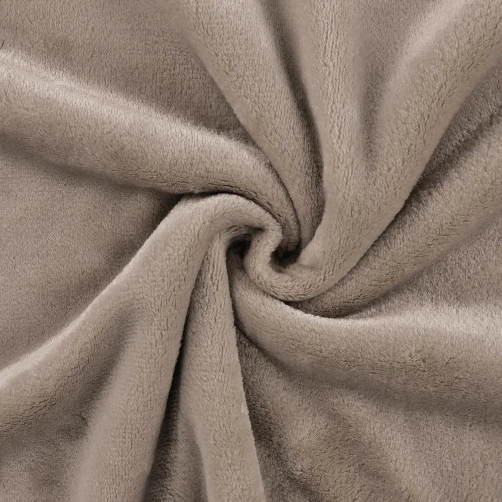 Cuddly comforter fabric - Taupe