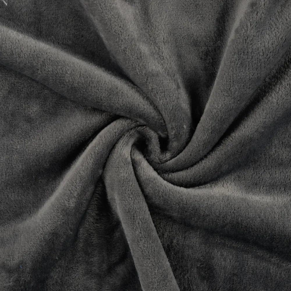 Cuddly comforter fabric - Gray