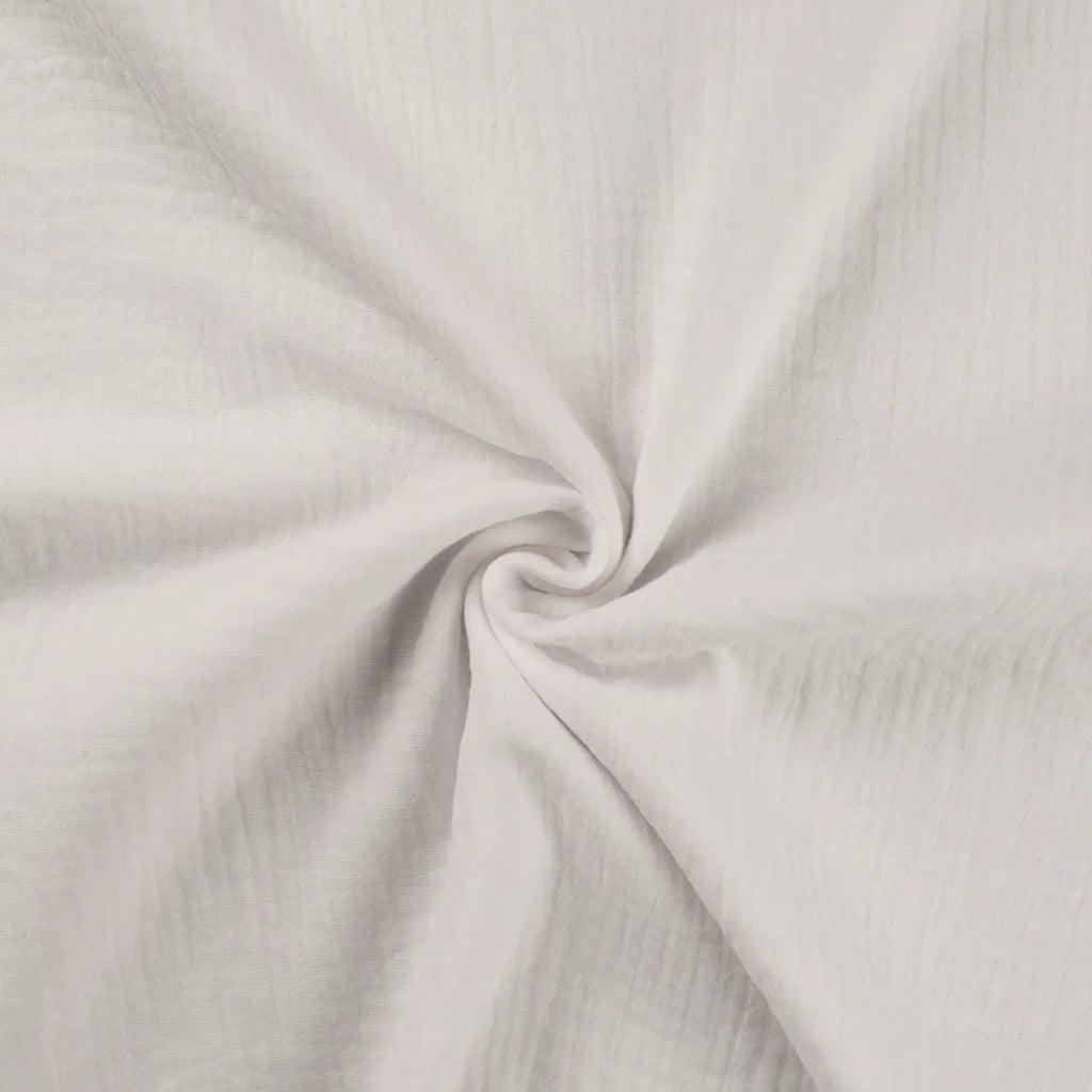 Cotton - white double gauze fabric