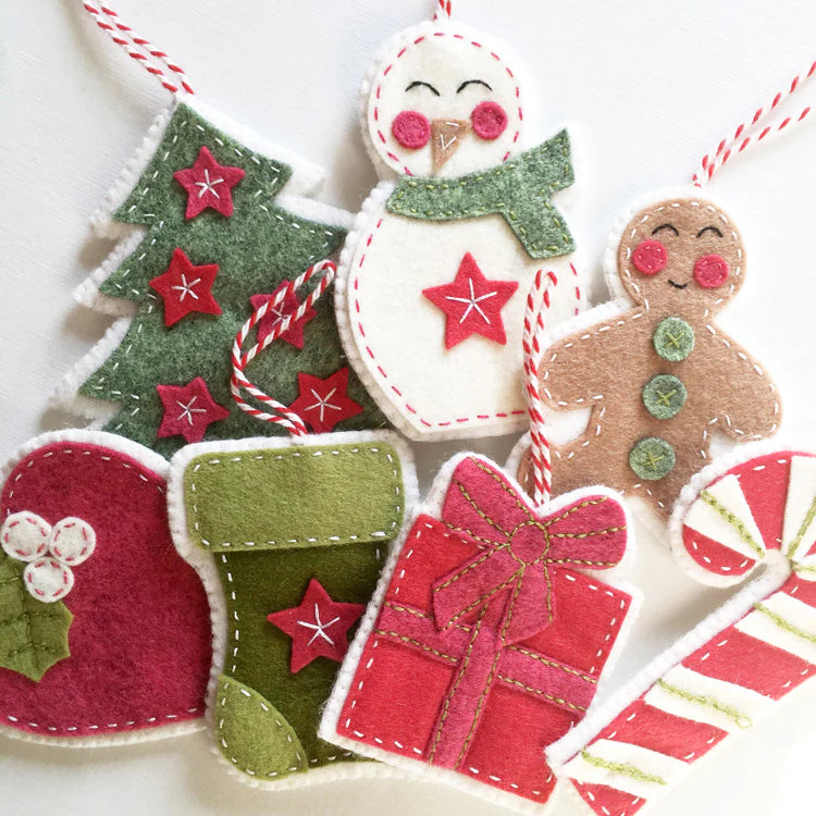 DIY HAPPY Christmas felt kit