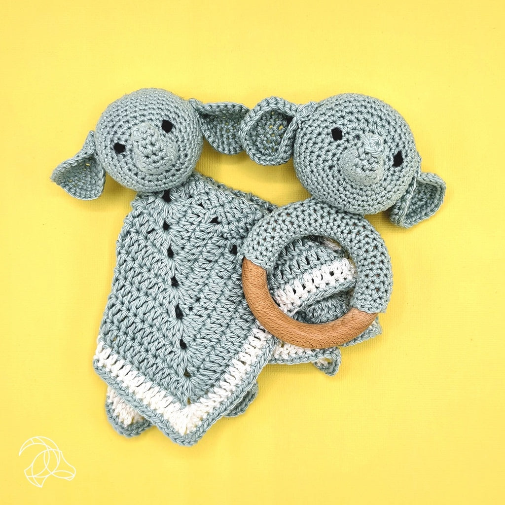 Crochet kit - Doudou elephant