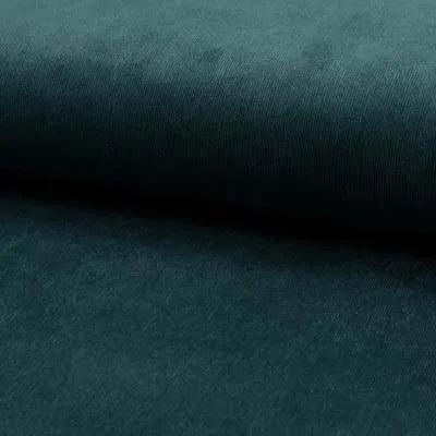 Milleraie velvet fabric - Duck blue