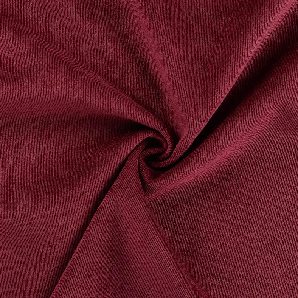 Milleraie velvet fabric - Bordeaux