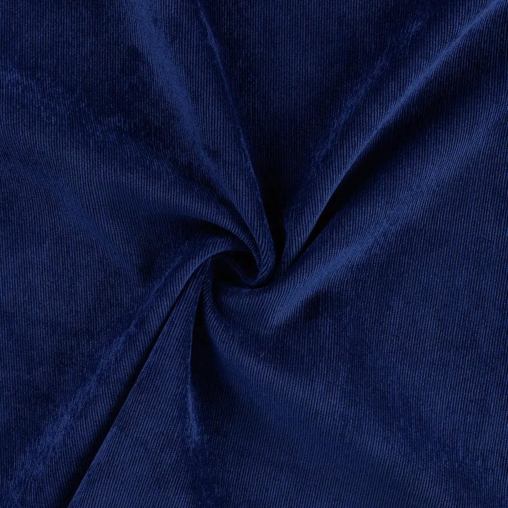 Tissu velours milleraies - Bleu