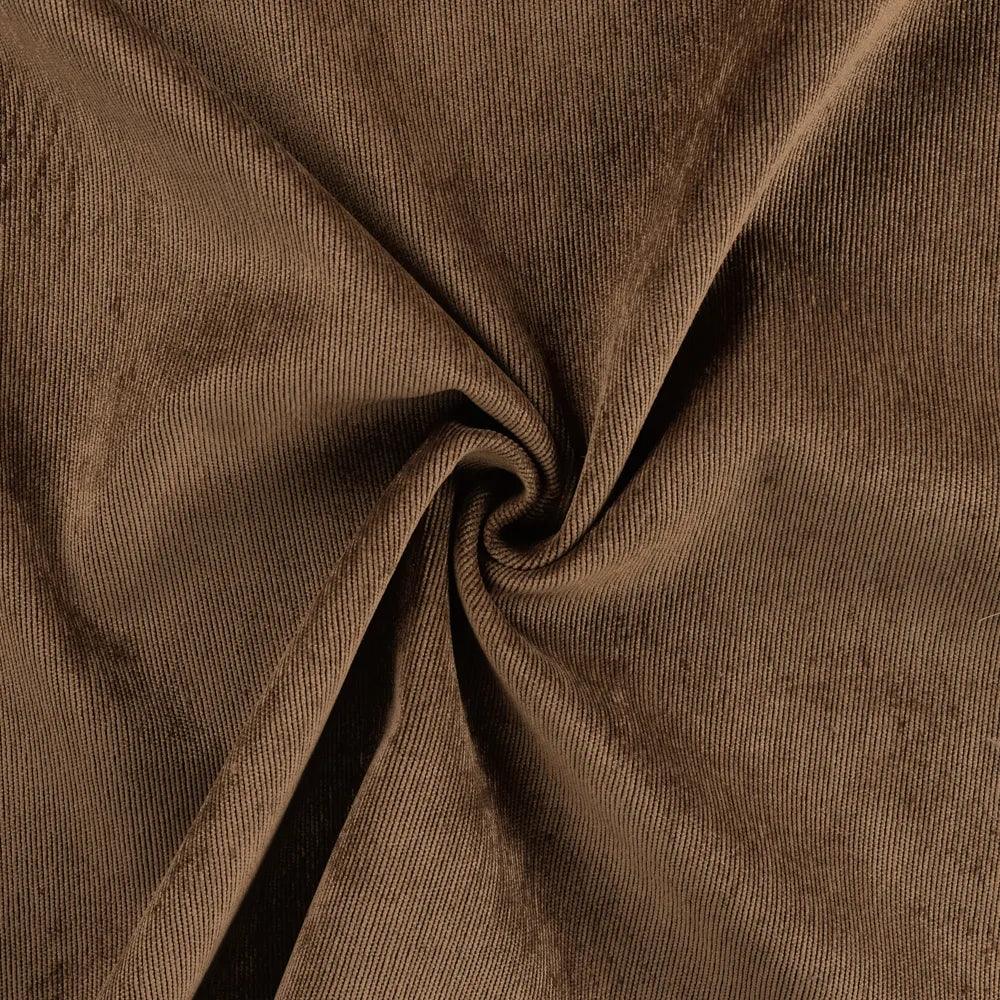 Milleraie velvet fabric - tobacco