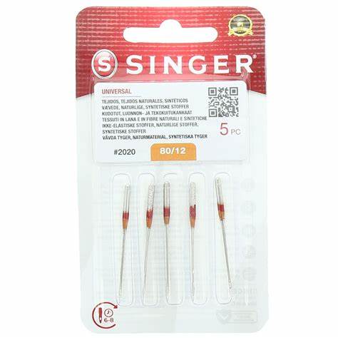 Singer needles n ° 80 for sewing machine