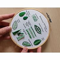 Kit embroidery - Advanced and plant embroidery points