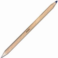 Chalk pencil for two -color bohin - white and blue fabrics