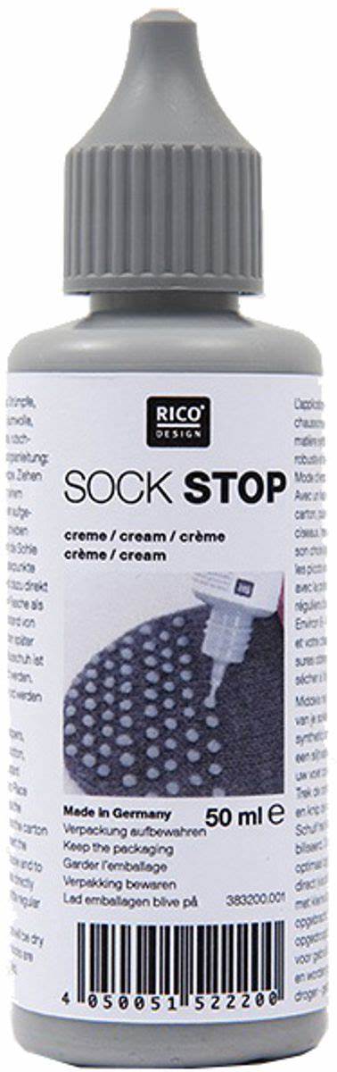 Anti -Slip -Latexflasche für Socken - grau