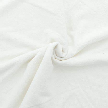 Tissu micro éponge viscose - Blanc