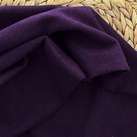 Tissu drap de laine pour manteau - Violet