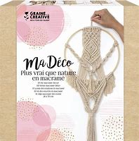 Kit macramé suspension cercle en bambou