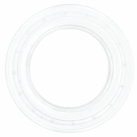 Lot 8 Ø44 mm curtain eyelets - transparent - transparent