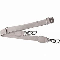 Adjustable strap strap - beige with silver carabiners